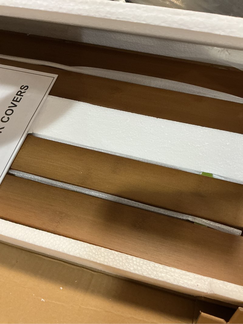 Condition photo showing Good Condition for gashell wire shelf covers, bamboo wire rack covers for pantry, closet (4pcs, 24" w x 12" d) 24"w x 12"d 4