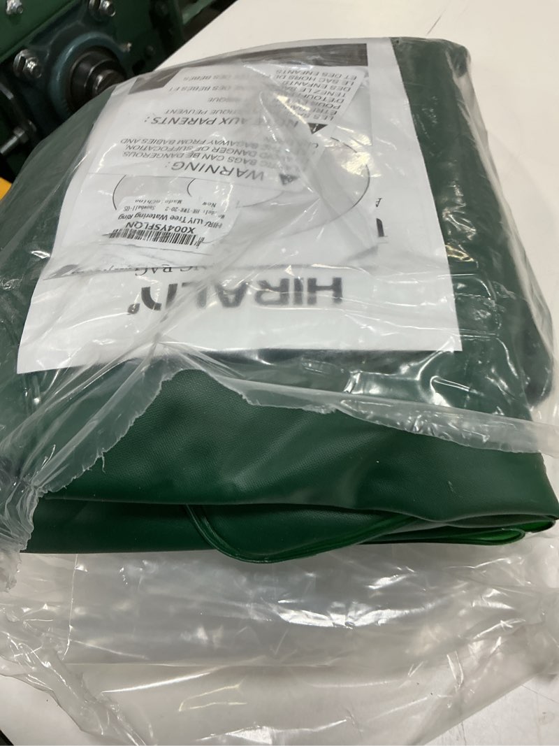 Condition photo showing Good Condition for hiraliy 20 gallon tree watering bag, 4 pack watering ring, slow release 1-5 days, deep root & automatic drip irrigation system, for multi-trunk newly planted small trees and shrubs 20 gallon 4