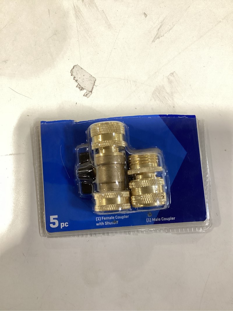 Condition photo showing As Is for kobalt brass quick connector set item #6272857 | model #8874