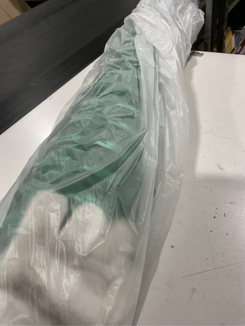 Condition photo showing As Is for potatolife plastic mesh fence safety fence, extra strength 4'x100' roll with 100 zip ties, resuable temporary netting for garden fencing, construction, snow fencing, animal barrier, poultry, deer, dog extra strength 4'x100' green