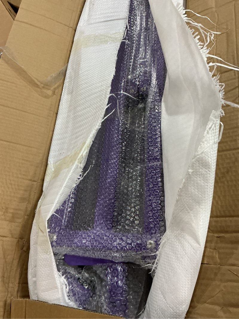 Condition photo showing Good Condition for PreGymnastic Foldable Gymnastics Bar, 6FT Horizontal Bars, Folding Training Bar for Kids Ages 3-18, Weight Limit 500 LB, Adjustable kip Bar,Home Gym Equipment Indoor 6 FT Base Foldable Bar Violet