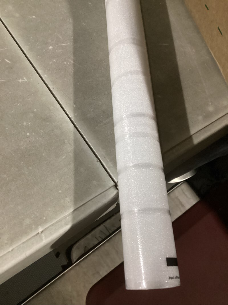 Condition photo showing Good Condition for rabbitgoo Window Privacy Film, Frosted Glass Window Clings, Static Cling UV Heat Blocking Door Stickers for Home Bathroom, Removable Indoor Decal Coverings Day and Night, Pure, 17.5 x 78.7 Inches Pure 17.5" x 78.7"