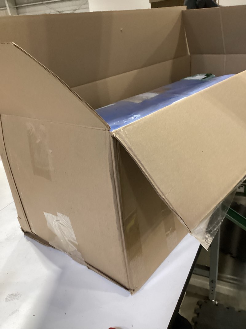 Condition photo showing New/Like New for 800SQFT AMERIQUE 1.5MM Premium Flooring Padding 3-in-1 Heavy Duty Foam Blue, 200SF/Roll, Pack of 4 Underlayment, with Tape & Vapor Barrier