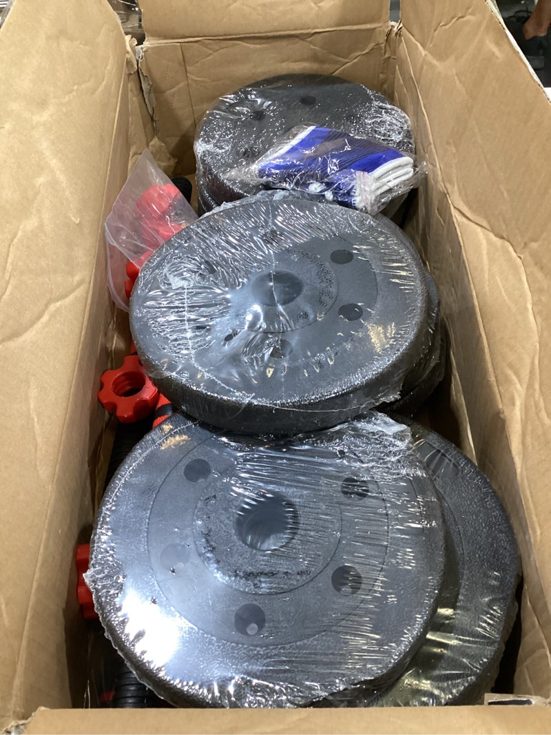 Condition photo showing Good Condition for weight dumbbell set adjustable dumbbells –premium dumbbell barbell combo for fitness – weight set for lifting at home – muscle building comfortable grip design-easy to use-perfect for gym,lifting