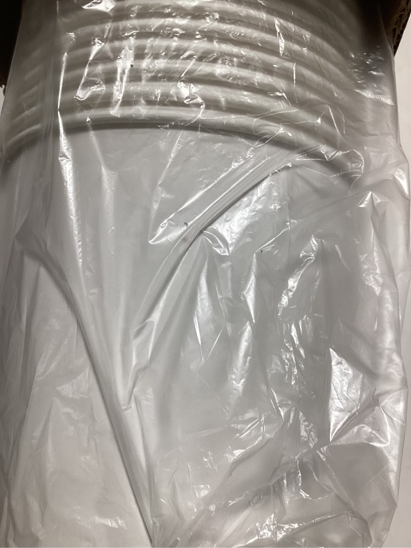 Condition photo showing New/Like New for Hoolerry 50 Pcs Disposable Paper Bucket 85 oz White Cardboard Ice Bucket Bulk Ice Holder for Party Food Container Supplies
