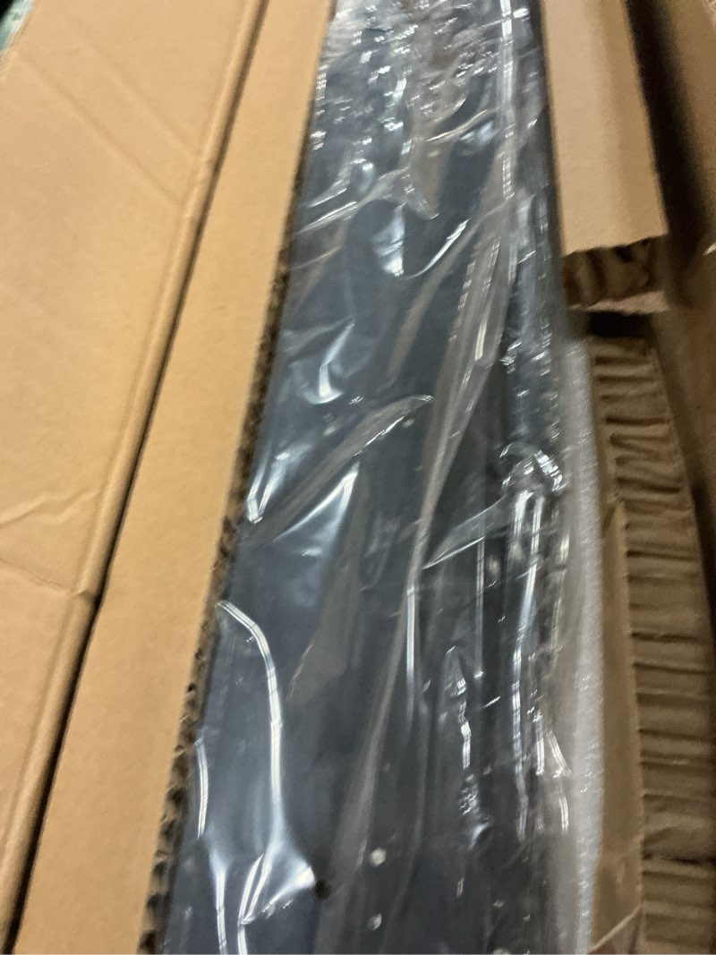 Condition photo showing Good Condition for Qcyuui Dimmable LED Ceiling Light 39.4'' Kitchen Lighting Fixtures Ceiling Modern Luxury Crystal Ceiling Light with Remote Chrome Long Ceiling Light Fixture for Kitchen Dining Room Hallway,48W Chrome/Dimm/48W/39.4IN/Crystal