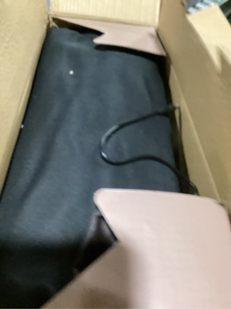 Condition photo showing As Is for Massage-Mat, Detachable Neck Massager, Full Body Vibration Heating, Massage Pad with 10 Vibrating Motors and 9 Speed Settings for Home Office Use, Brown