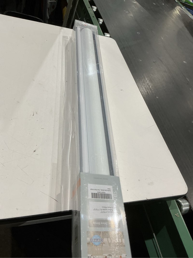 Condition photo showing Good Condition for persilux zebra blinds cordless, zebra roller shades for windows (32.5" w x 72" h, white) light filtering day and night window drapes sheer shades for home, bedroom and sliding door easy to install 32.5"w x 72"h white
