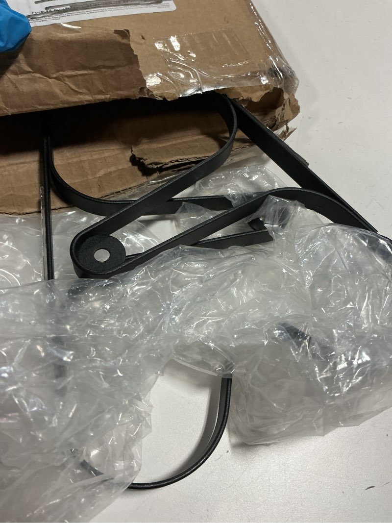 Condition photo showing Good Condition for Over The Door Towel Rack, Over Door Towel Rack for Bathroom Door, Triple Towel Storage Holder with Hooks (Matte Black, 20.15" L) 20.27"L Matte Black