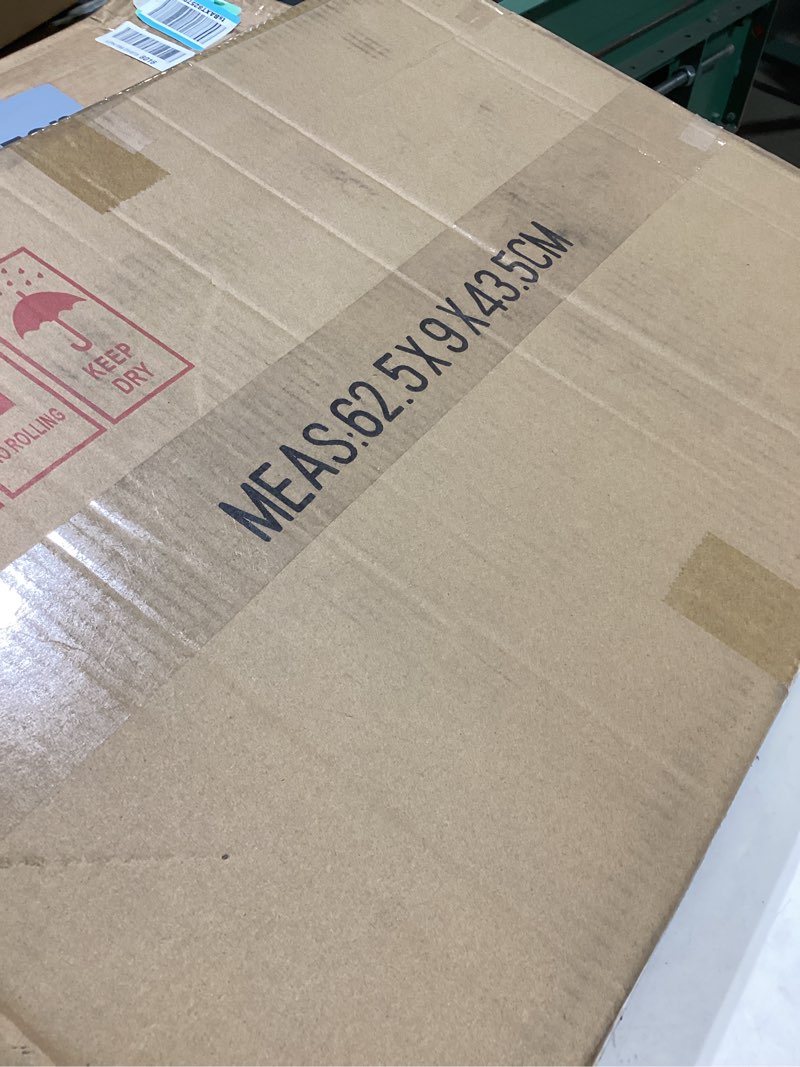 Condition photo showing New/Like New for Large Wall Clock,Modern Silent Non-Ticking Metal Wall Art Wall Clocks Battery Operated, Horizontal or Vertical Hanging Clock for Living Room, Kitchen, Bedroom, or Office Wall Decor (40") Gold-large