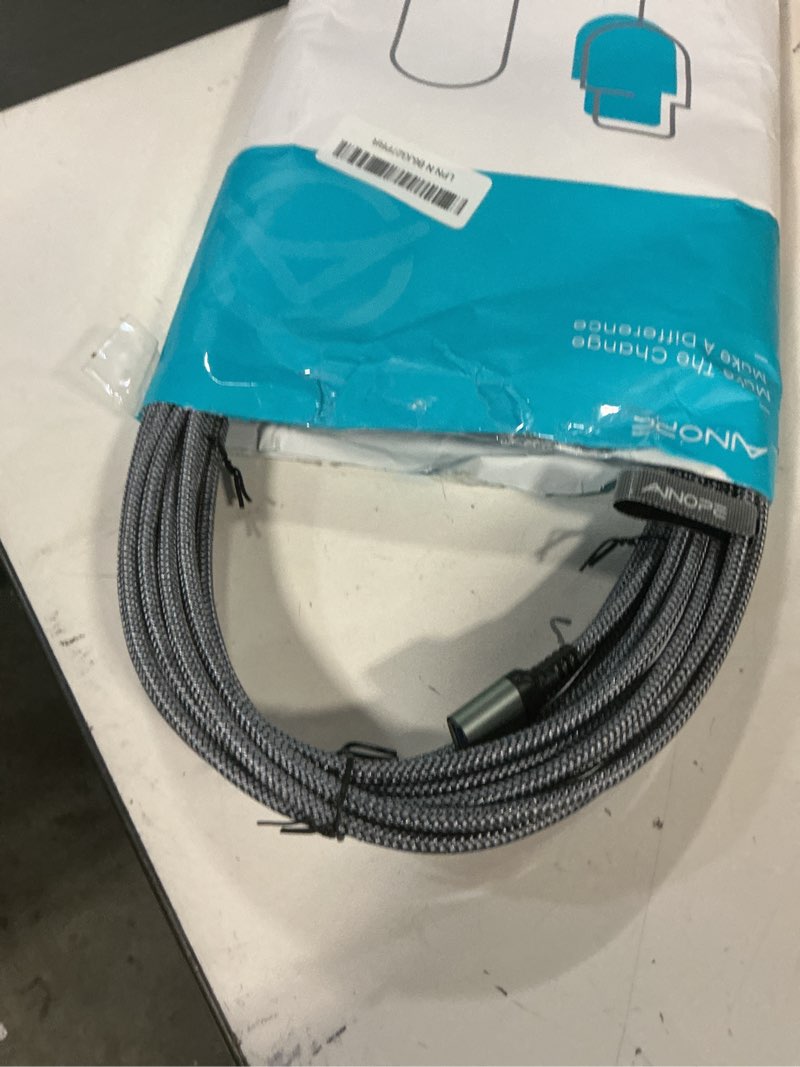 Condition photo showing Good Condition for AINOPE 2 Pack USB Extensions Cable High Speed USB 3.0 Extension Cord Type A Male to Female Sturdy Braided Material Fast Data Transfer Compatible with USB Keyboard,Mouse,Flash Drive,Grey,16FT+16FT 16FT+16FT Grey 2