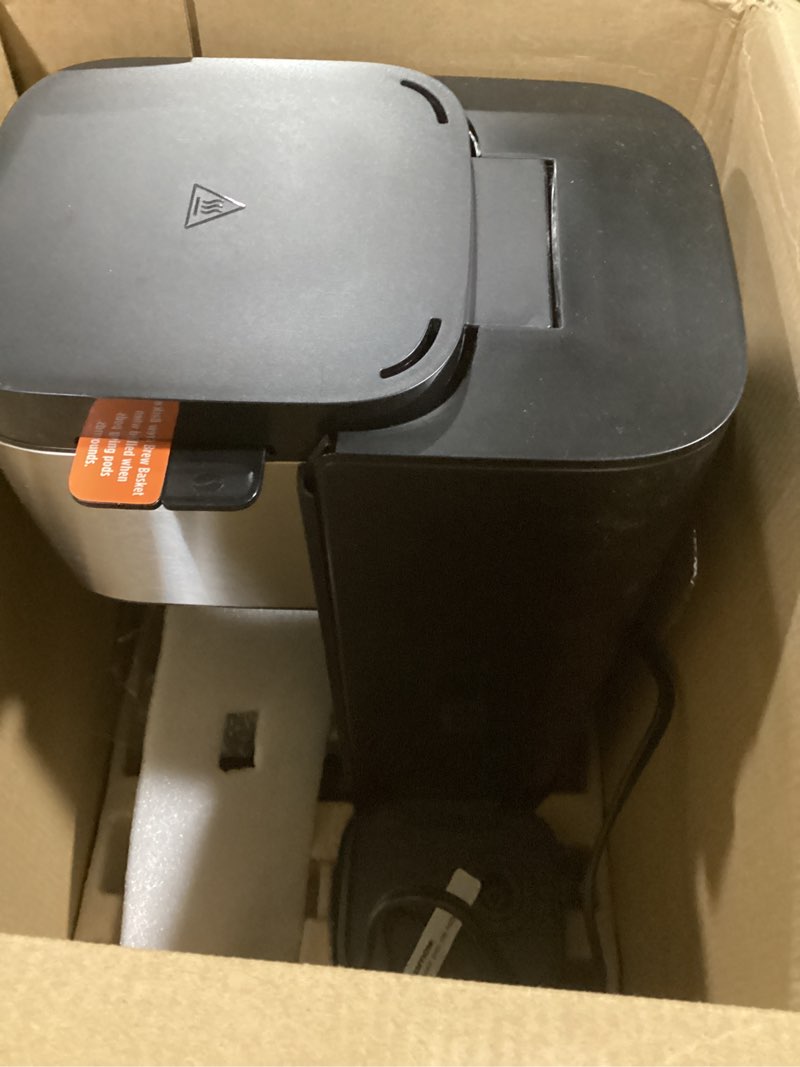 Condition photo showing As Is for (incomplete) ninja | drip coffee maker | dualbrew pro hot & iced coffee machine | use with k-cup coffee pods | 3 brew styles (classic, rich, & iced) | 60oz removable reservoir & dishwasher safe | black | cfp101 paper filter