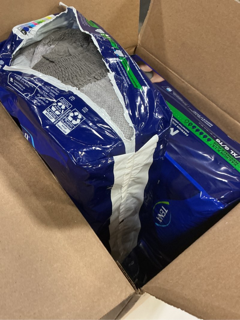 Condition photo showing Good Condition for (Size:L/XL)TENA Incontinence Underwear for Men, Maximum Plus Absorbency, L/XL, 56 Count (Waist size 44in-64in) Large/X-Large 56