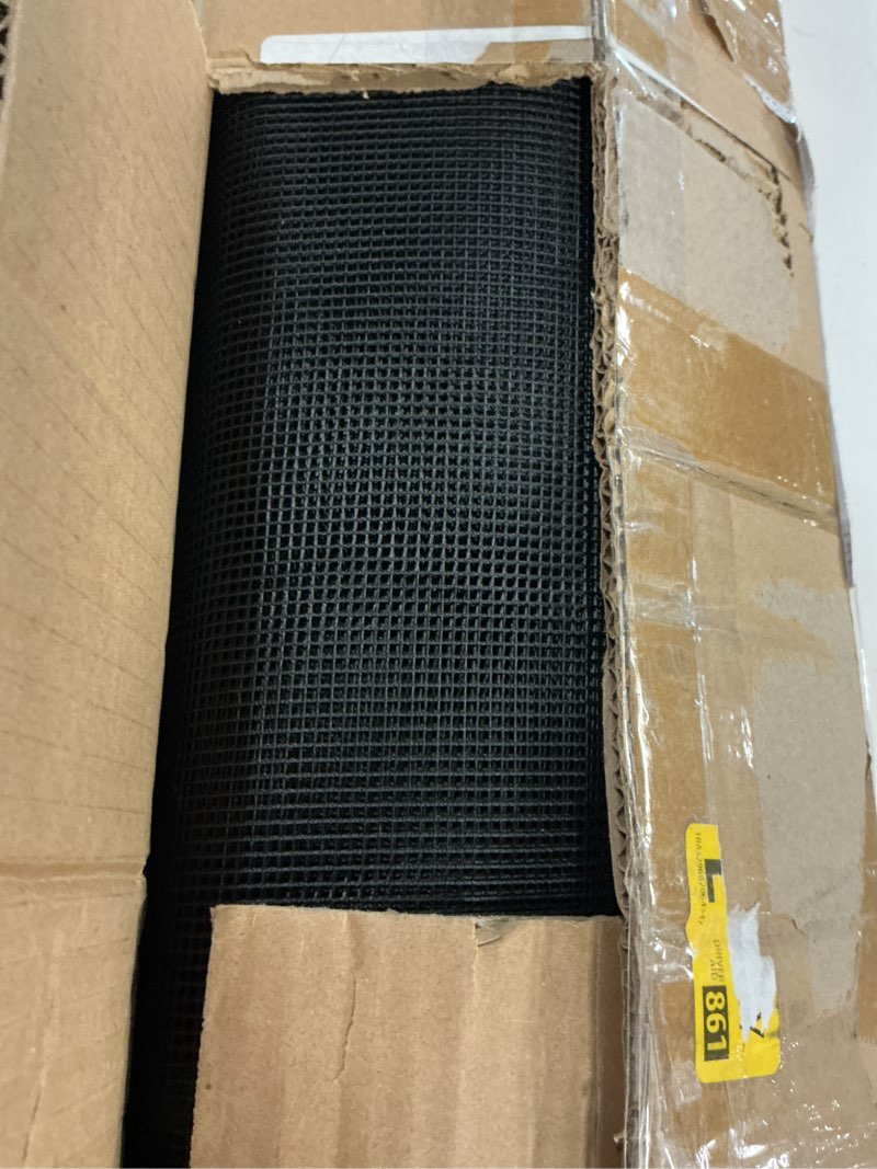 Condition photo showing Good Condition for driveway net for kids safety - lutico 36’ wide 40" tall driveway guard with high visibility reflective tape, driveway net to stop basketballs from rolling into street, easy to install (black) black 36ft
