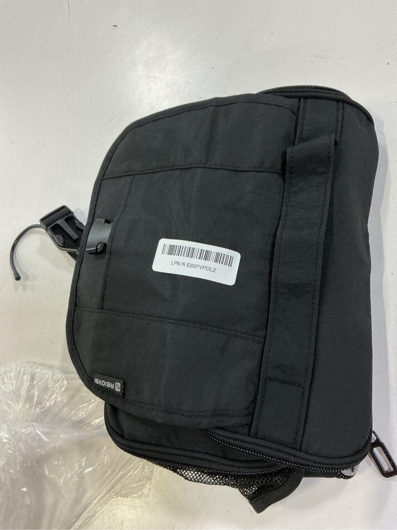Condition photo showing Good Condition for relavel toiletry bag for men, hanging toiletries bag for women water resistant dopp kit shaving bag, travel essentials large capacity organizer case for toiletries accessories, black
