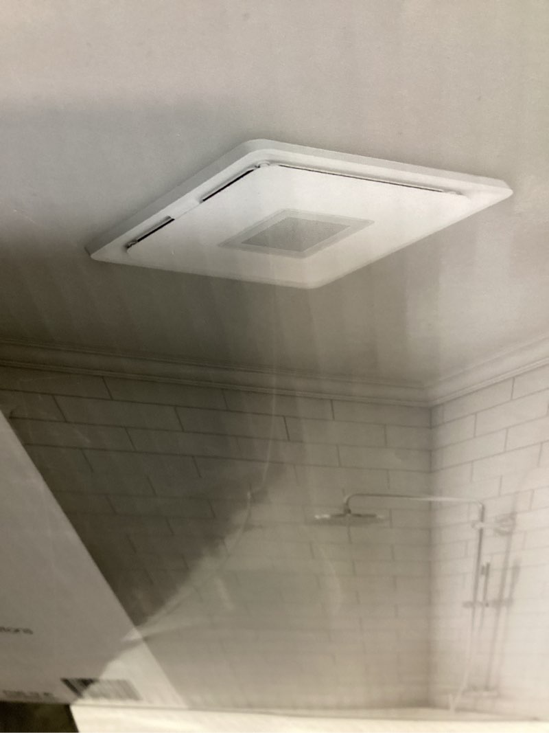 homewerks 7130-13-bt white decorative led, bluetooth bathroom exhaust fan new 