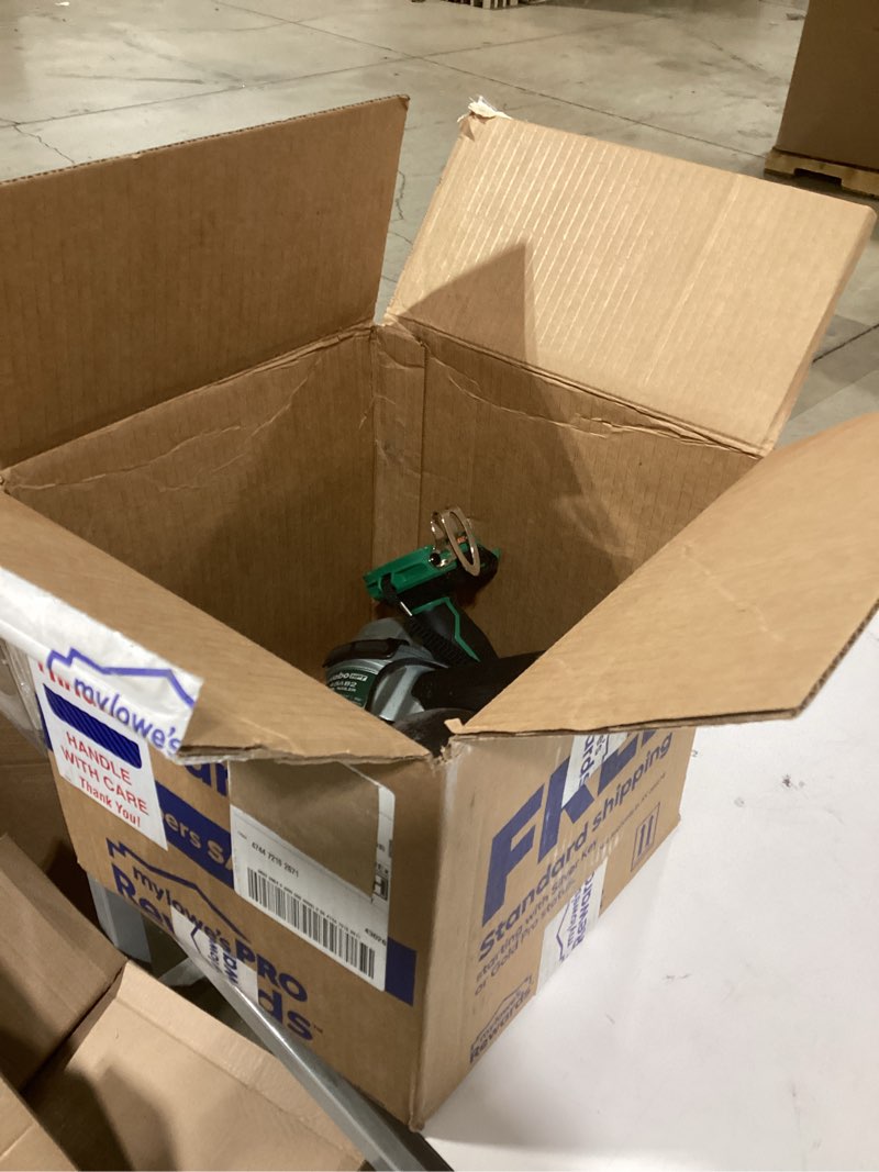 Condition photo showing Good Condition for metabo hpt bonus 18v triple hammer bolt impact driver and 2-1/2-in 15 -degree pneumatic