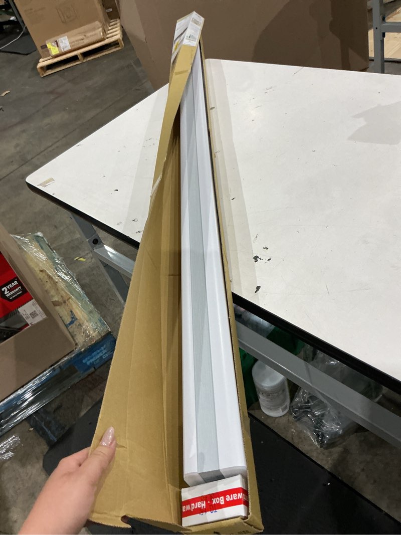 Condition photo showing Good Condition for allen + roth 70-in x 64-in white blackout cordless cellular shade