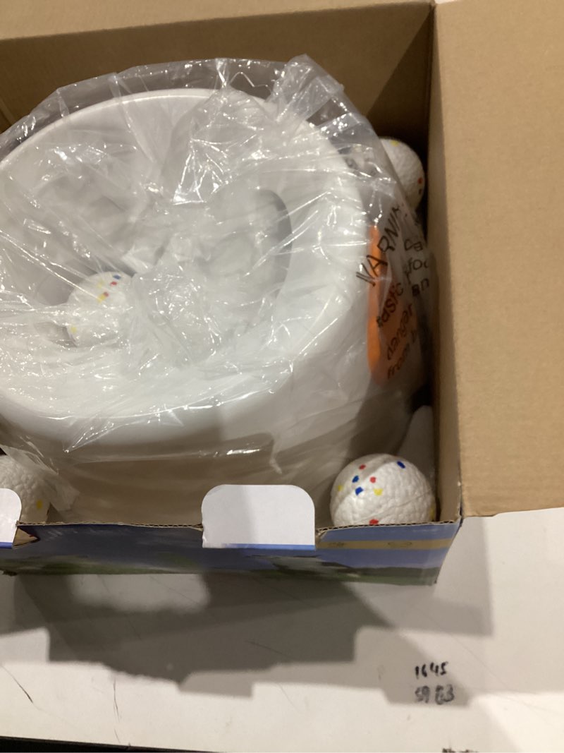 Condition photo showing Good Condition for ZAPELL Automatic Dog Ball Launcher with 6 ETPU Balls, White, Adjustable Distance 20-45ft, USB Rechargeable, Interactive Pet Toy-Blue (Yellow)