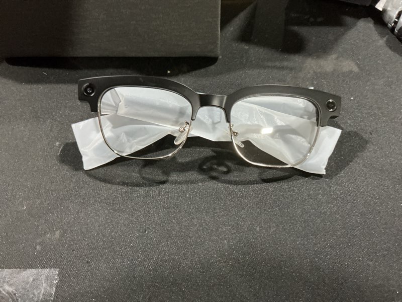 Condition photo showing New/Like New for AI Smart Glasses with Camera and Bluetooth,8MP 4K HD Camera Glasses,Supports AI Voice Control/Photo/Video/Audio Recording,Smart Glasses with 133 Translations,IP67 Waterproof for Business & Outdoor Photochromic lenses/Metal Black