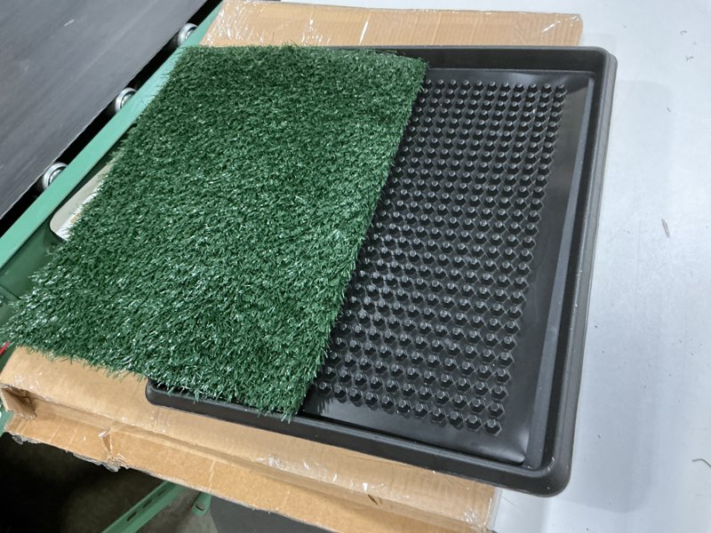 Condition photo showing As Is for pet pal rectangular beige pillow dog bed (any size)