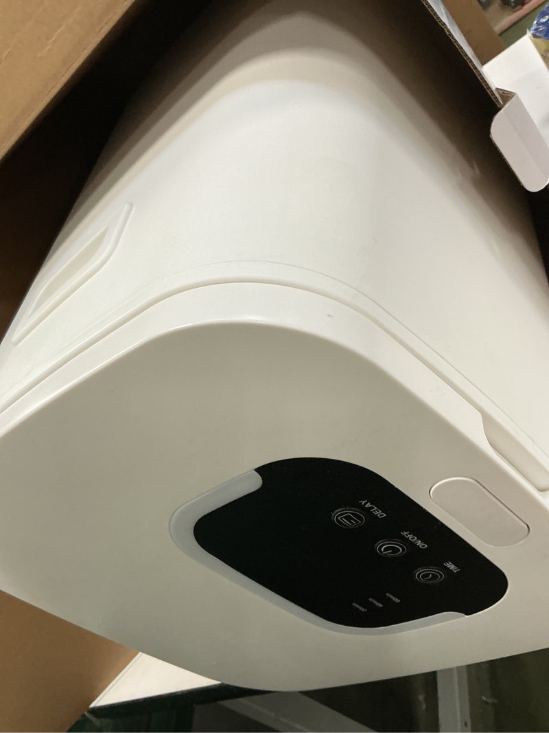 Condition photo showing Good Condition for SereneLife Towel Warmer Bucket - Compact 23L Bathroom Towel Heater with Essential Oils Disc Holder, Adjustable Timer, Auto Shut-Off, Power Cord Storage & LED Display, Fits 2 Oversized Towels (White)