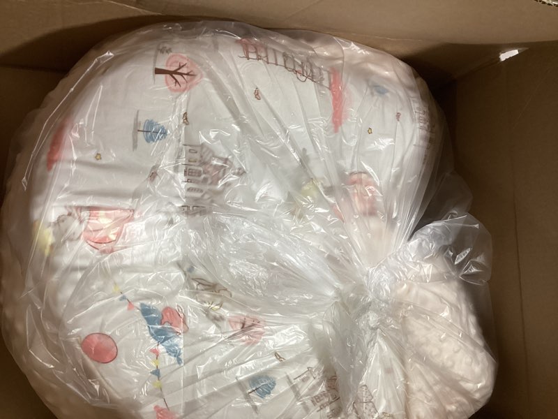 Condition photo showing Good Condition for Baby Lounger Pillow, 2-in-1 Infant Lounger Pillow for Newborn 0-24 Months for Tummy Time, 2 Sides Soft & Breathable 100% Cotton Cover, Portable Baby Nest, Newborn Essentials & Gifts for Babies (Pink) Pale pink