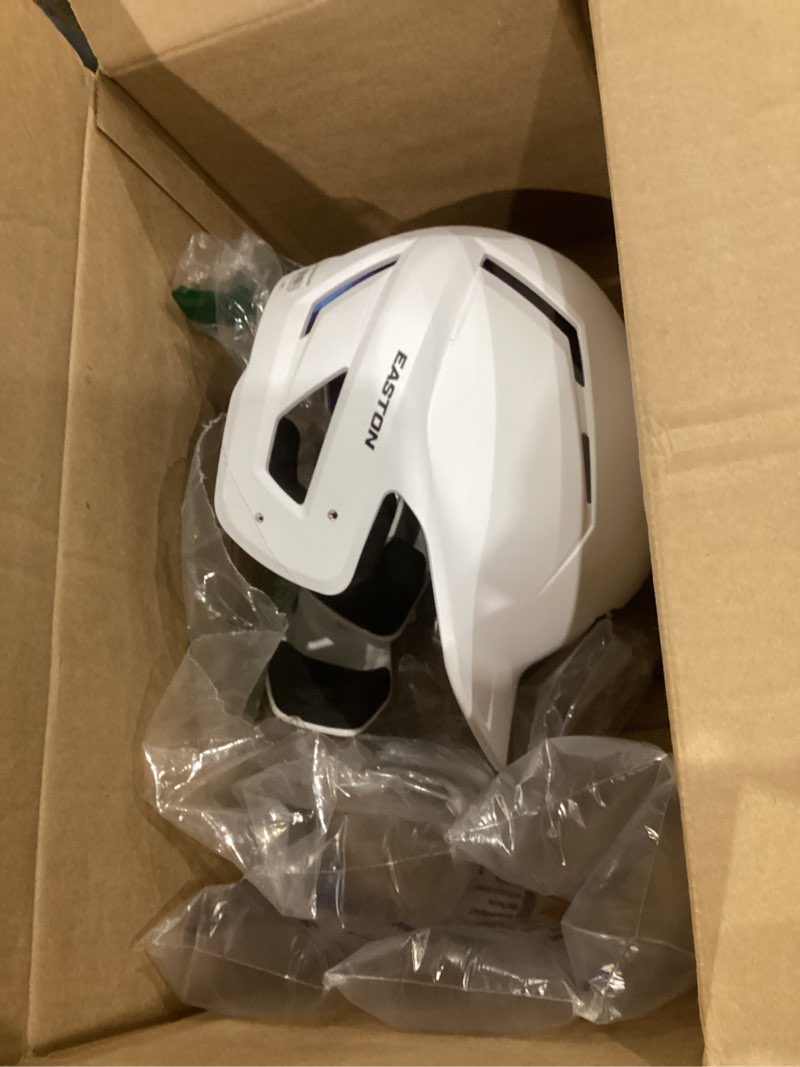 Easton | Z50 Batting Helmet with Multi-Adjust Jaw Guard | Baseball | Matte | White | Medium/Large (7