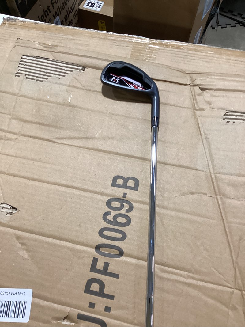 Condition photo showing Good Condition for mazel wm-x1/2 individual men golf club irons 1,2,3,4,5,6,7,8,9,pitching wedge,approach wedge,sand wedge with graphite/steel shafts for right handed right 2022 model, steel, black stiff 1 iron