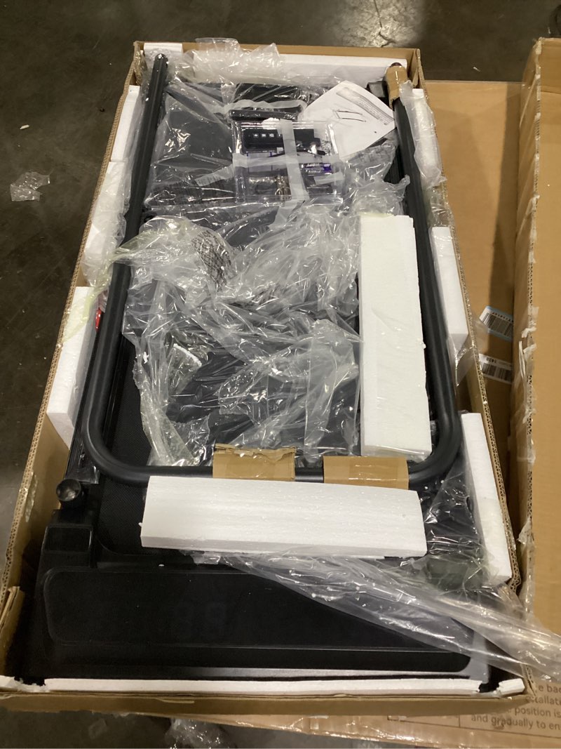 Condition photo showing Good Condition for Electric Treadmills for Home with Incline, Walking Pad Treadmill with Handle Bar, 0.6-7.6MPH Portable Small Treadmills with Handles for Home Small Spaces, 3.0HP Walking Pad with Incline and 350LBS Black-1