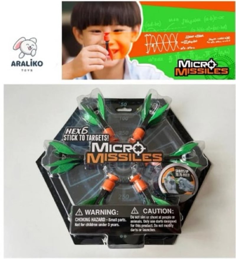 Micro Missiles Hex6 Set ( Yeni Nesil Parmak Sapan? ve 6'l? cam vantuzlu