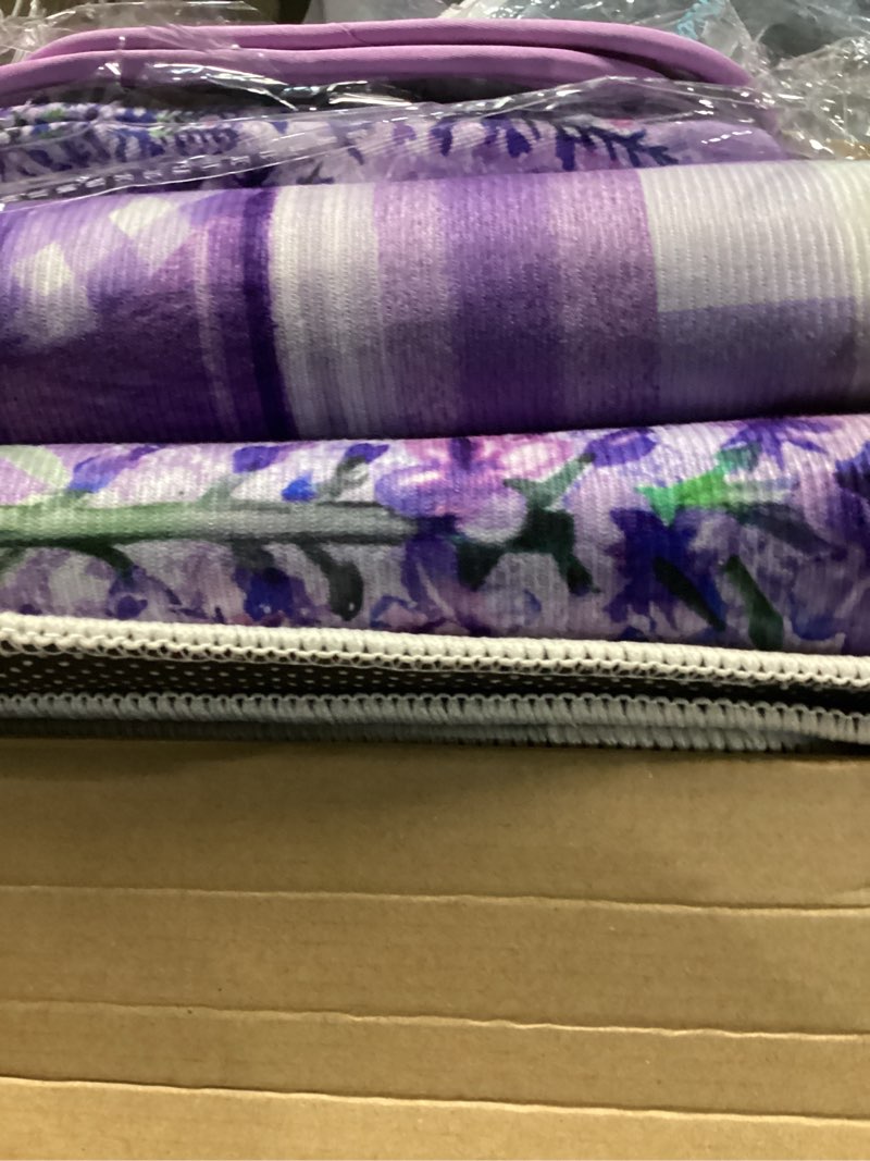 Condition photo showing Good Condition for vitalcozy 10 pcs lavender kitchen decor lavender kitchen towels and rugs oven mitts and pot holders set hand towels purple decorative for baking cooking bbq