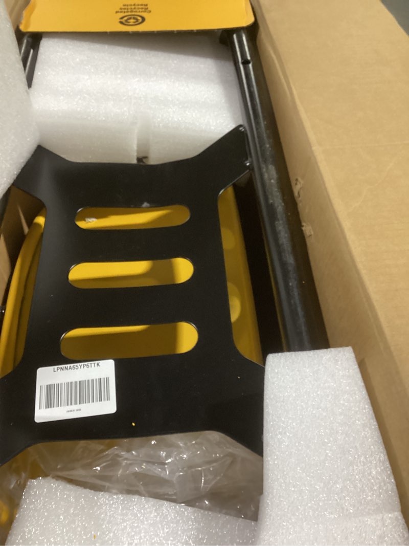 Condition photo showing As Is for dewalt dxf2490 high velocity fan, floor fans, 24 inch large electric metal rotating industrial fan with 360° adjustable tilt & large wheel, drum fans for outdoor and warehouse, yellow