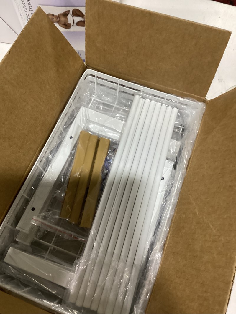 Condition photo showing New/Like New for under sink organizer, 2 pack 2 tier expandable height under-sink bathroom kitchen organizers and storage