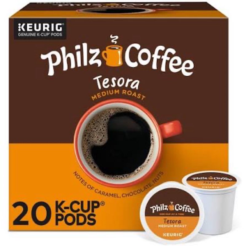 Bb 7/30/26 Philz Coffee Tesora K-Cup® Pod Coffee, Single Serve Keurig® K-Cup® Pods, Medium Roast Coffee, 20 cou