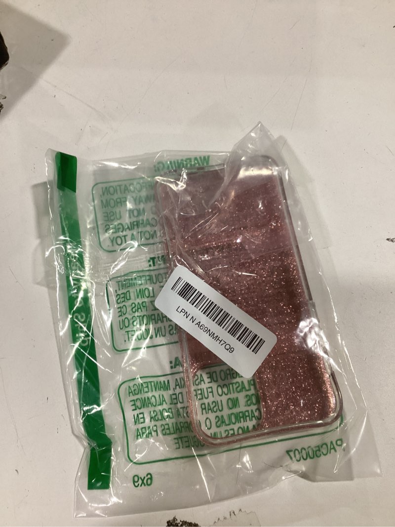 Condition photo showing New/Like New for Incipio Design Series for iPhone 13 Pro Max and iPhone 12 Pro Max - Pink Glitter