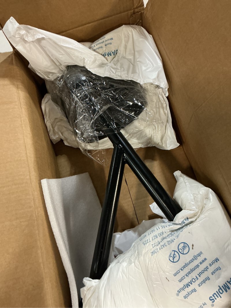 Condition photo showing Good Condition for black hood mirror for international durastar 4300 truck driver left side with mounting arm left black