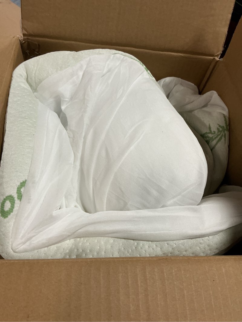 Condition photo showing As Is for LINENSPA Memory Foam Mattress Topper - 3 Inch Gel Infused Memory Foam - Plush Feel - Cooling and Pressure Relieving - CertiPUR Certified - Dorm Room Essentials - Twin Size Twin 3 Inch Topper Only