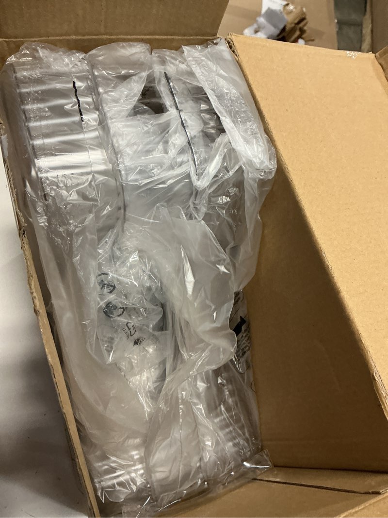 Condition photo showing Good Condition for 3-Tier Corner Bathroom Counter Organizer Makeup Cosmetic Storage, Tool-Free Installation Acrylic Vanity Shelf, Countertop Storage Organizers Perfume Tray for Bathroom, Dresser, Kitchen (Clear) Clear 9" x 9" x 20.5"