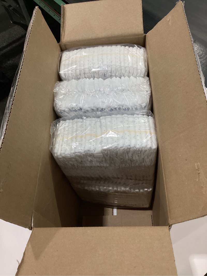 Condition photo showing As Is for Huggies Little Snugglers Diapers - Size 1 - 168ct, MISSING A PACK