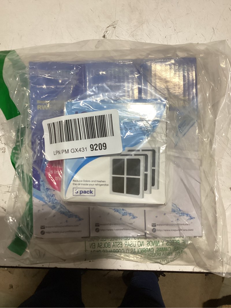 Condition photo showing New/Like New for icepure lt1000pc replacement for lg lt1000p/pc/pcs adq747935 adq74793501 adq74793502 mdj64844601 lmxs28626s lfxs26973s, lt-1000pc, lt1000, kenmore 9980 refrigerator water and lt120f air filter 3 combo non-alkaline water filter with air filter 3 count (pack of 1)