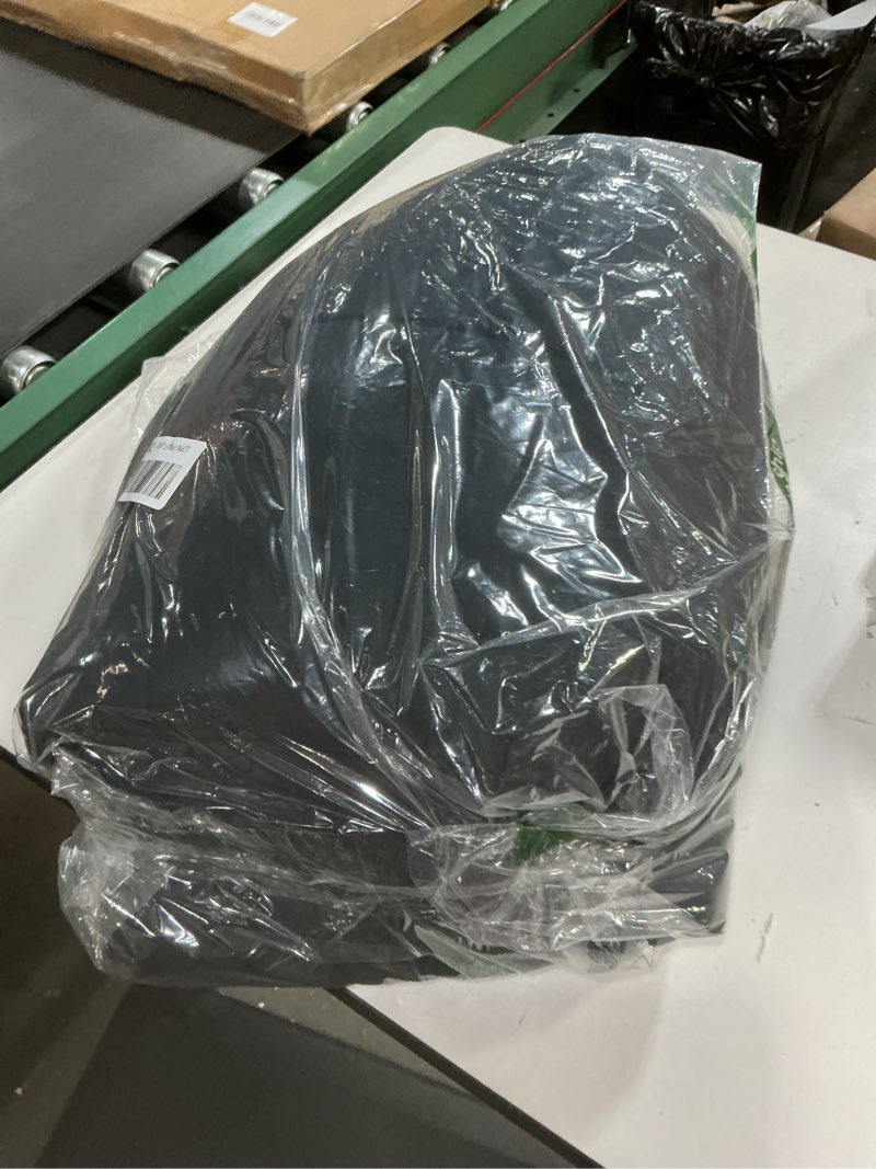 Condition photo showing As Is for Queen Size Comforter Set - 8-Piece Black Luxury Bedding with Reversible Microfiber Lightweight Comforter, Bed Skirt, Flat Sheets, Pillowcases & Pillow Shams Dark Gray & Black Queen