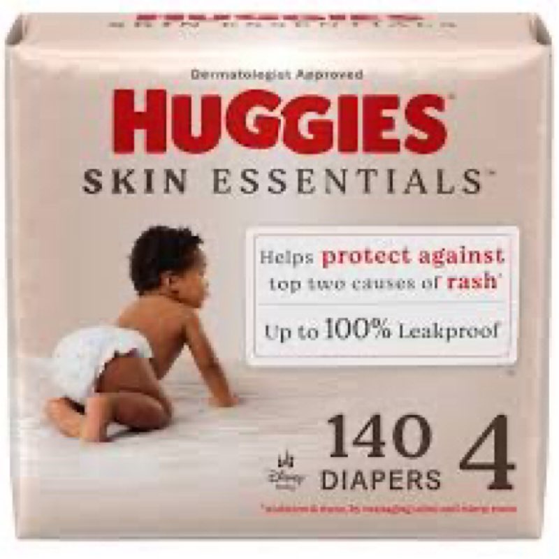 Huggies skin essentials size 4