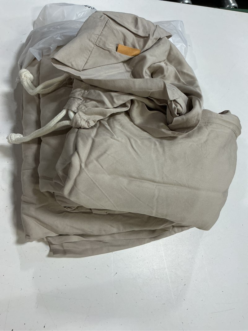 Condition photo showing Good Condition for quince organic bamboo sheet set king sand 
