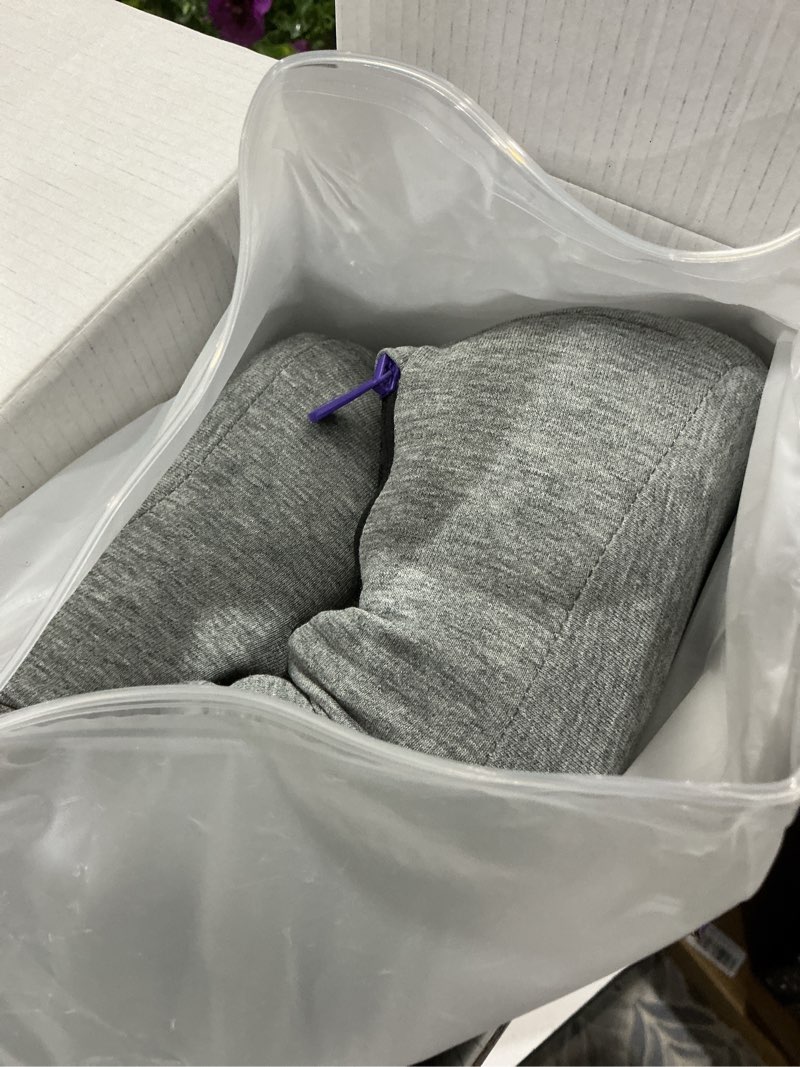 Condition photo showing New/Like New for c cushion lab patented pressure relief seat cushion for long sitting hours on office/home chair, car, wheelchair - extra-dense memory foam for hip, tailbone, coccyx, sciatica - light grey gray