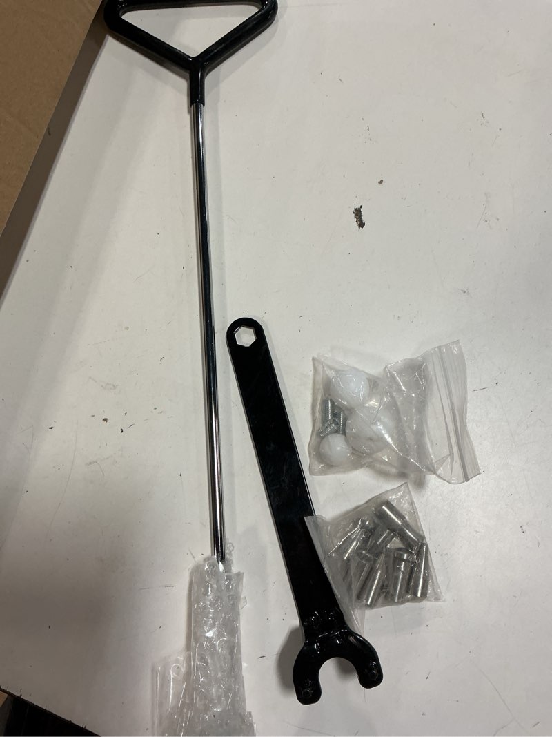Condition photo showing As Is for dent repair tools 3 pieces of dent removal rods with awl head paintless dent removal kit car auto body dent removal of hail dents and door ding (3 pcs rod 20 pcs pen) 23pcs
