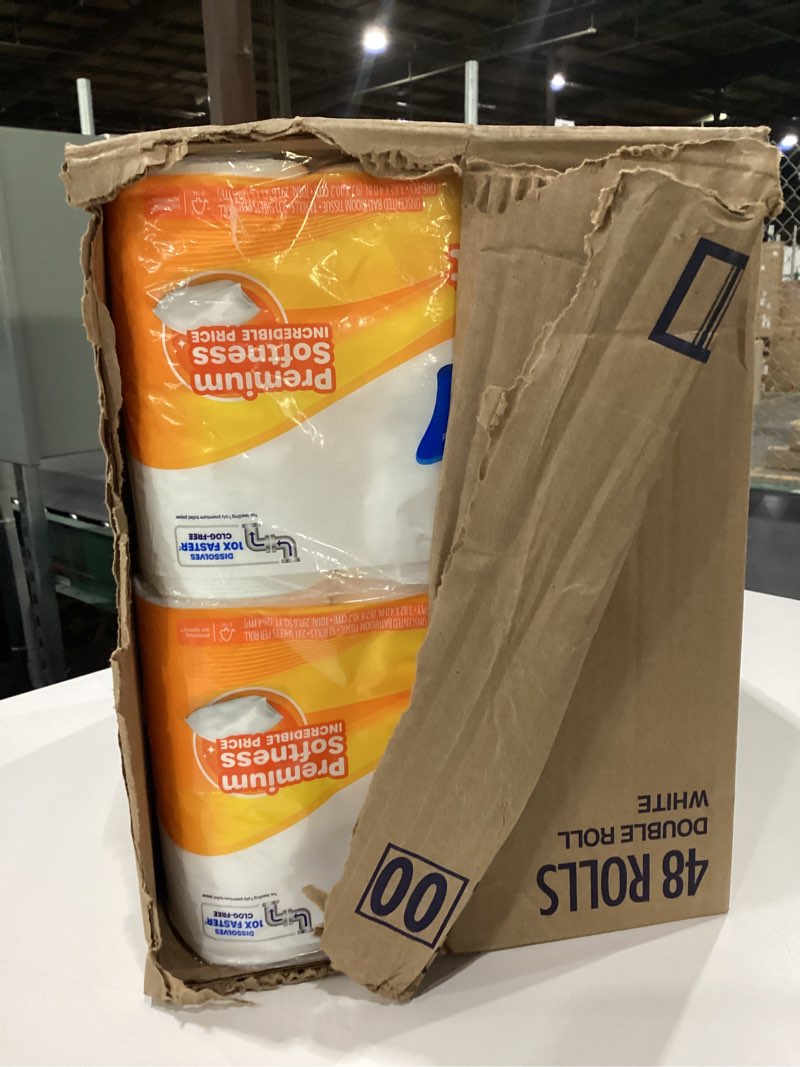 Condition photo showing Good Condition for Scott ComfortPlus Toilet Paper, 48 Double Rolls, 231 Sheets per Roll, Septic-Safe, 1-Ply Toilet Tissue Double 231 Sheets (Pack of 48)