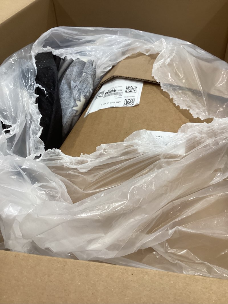 Condition photo showing As Is for indoor dog house, night-luminous star dog tent with frame?washable dog cave bed, suitable for 36-66 lb medium and large dog xl (29"×29"×29") grey