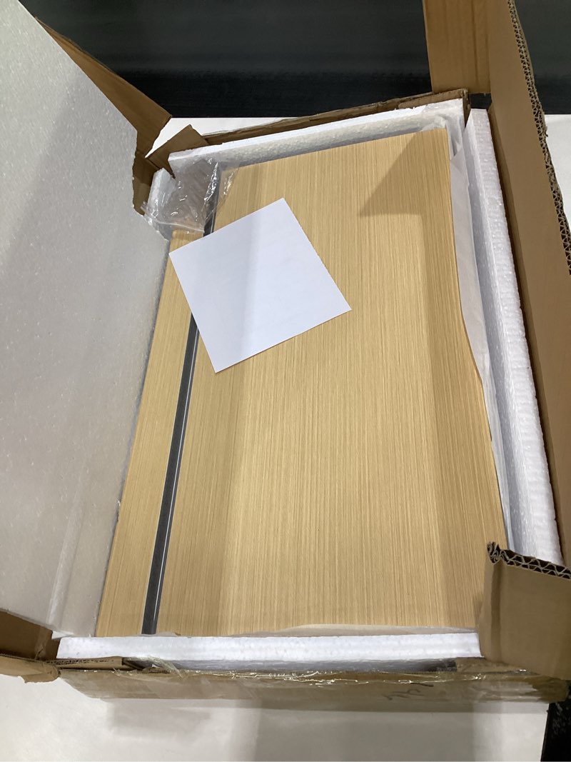 Condition photo showing As Is for 5 Tier PVC Wire Shelf Covers – Faux Wood Grain Wire Rack Covers for Shelves, Shelf Liners for Pantry, Closet, Bathroom & Kitchen, Waterproof Scratch Resistant Easy Install, 24"×12",Original Wood Original Wood-5tier 12"W x 24"L