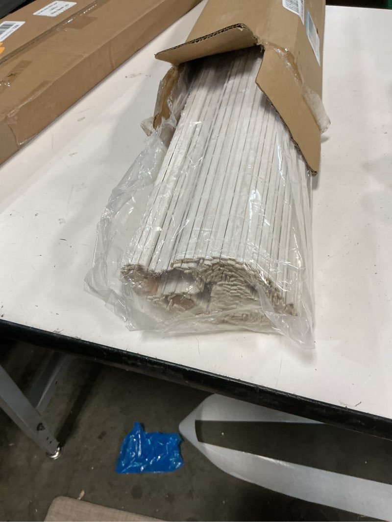 Condition photo showing Good Condition for Cordless Bamboo Roman Shades 35”Wx48”H